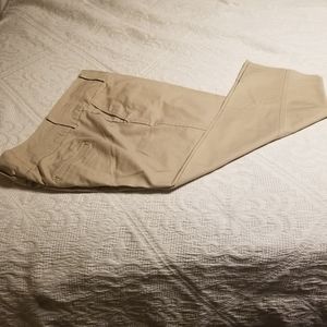 a.n.a. crop 20w tan crop pants